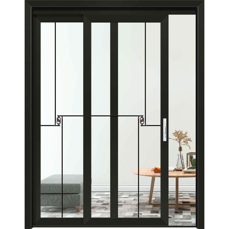 Duplex Layer Glass Folding Door